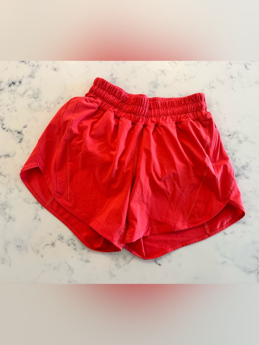 lululemon athletica Women's Track That Short 5" pink punch